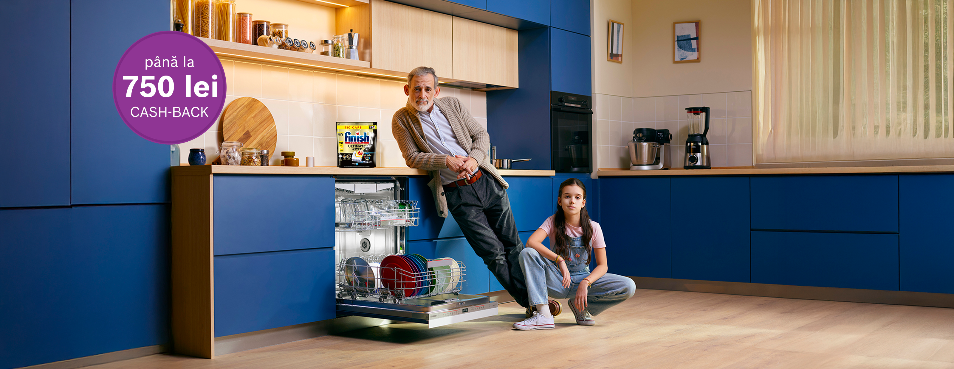 Campanie cash-back pentru mașini de spălat vase Bosch